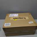 Yenlacy Bathroom Light Fixtures, Matte Black Vanity Light 3 Light, Bathroom Lights Over Mirror with Globe Glass Shade and Metal Base, Vanity Lights for Bathroom, Stairs, Kitchen