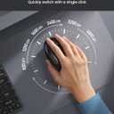 TECKNET Ergonomic Mouse, Bluetooth Wireless Vertical Mouse, Rechargeable Battery, Quiet Clicks, 4800 DPI Adjustable, BT5.0/3.0 & 2.4G Connect, Easy to use, Wide Compatibility - Black