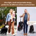 COOL KIDS Portable Stroller with Automatic Fold,Lightweight Umbrella Stroller with Pop Out Sun Canopy,Compact for Travel(Pink)
