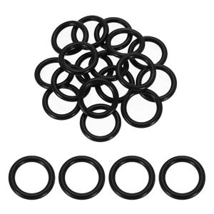 uxcell 20Pcs AS-319 O-Rings, Nitrile Rubber O-Rings 1-1/16" ID, 1-7/16" OD, 3/16" Width Round Sealing Gasket for Automotive Machine Plumbing Sealing Repair (70 Durometer, Black)