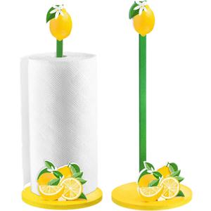 Namalu Lemon Paper Towel Holder Lemon Kitchen Decor Kitchen Fun Paper Towel Holder Dispenser for Bedroom Toilet Countertop Decor