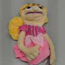 Role Play Hand Puppets Hand Plush Chef Doctor Fireman Pirate Detective Athlete Nurse Worker Hand Puppet Toys Puppets for Kids Storytelling Imaginative Pretend Play Teaching Preschool(Princess)