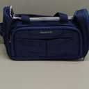 Hanke Underseat Carry On luggage Bags for Travel, Foldable Travel Bags for Women, Soft Lightweight Personal Item Travel Bag Small Carry On Bags for Airplanes, Travel Tote Bags for Women Men.Blue