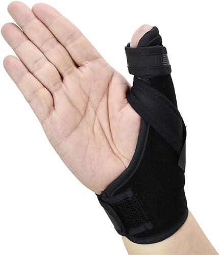 U.S. Solid Thumb Spica Splint- Thumb Brace for Arthritis or Soft Tissue Injuries, Lightweight and Breathable, Stabilizing and not Restrictive, Fits Both Hands, a Product (Small/Medium)