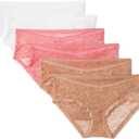 Amazon Essentials Women's Maternity Under Bump All over Stretch Lace Brief, Pack of 6 (XL)