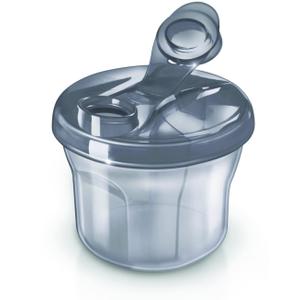 2 x Philips AVENT Powder Formula Dispenser and Snack Cup For Unisex Baby, Grey, SCF135/18
