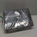 Paper Plate Holder for Countertop,Paper Plate Dispenser,Metal Silverware Caddy with 6 Compartments,Picnic and Camping Utensil Holder for Plates Cups Napkins Forks Knives Spoons-Black