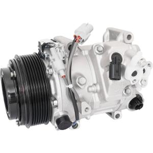 AC Compressor with A/C Clutch compatible with Lexus ES350 RX350 RX450h For Toyota Avalon Camry Highlander Sienna 2010-2018 3.5L CO29042C