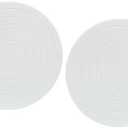 Bonsicoky 2 Pcs Cake Decorating Turntable - 5.5 Inch Revolving Cake Stand - Cookie Decorating Swivel Stand for Kitchen Cake Baking - White