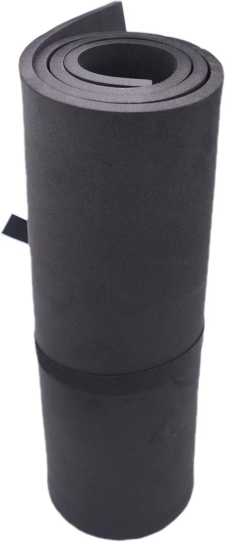 OISAKLD EVA Foam 2mm-10mm 13.7"39" Craft Foam Sheet 74 kg/m Cosplay Foam for Craft Model Cosplay 8mm (Black)