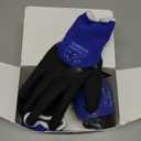 toolant 2 Pairs Winter Work Gloves for Men & Women, 3/ 4 Waterproof Freezer Gloves with Dual-Layer Latex Coating, Thermal Insulated for Cold Weather, Grip, Touchscreen, S, Blue