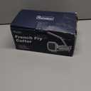 3Pcs French Fry Cutter, Ruooson Professional Potato Cutter Slicer with 1/2 In & 3/8 In & 1/4 In Stainless Steel Blades, Great for Whole Potatoes Carrots Cucumbers.