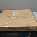 24 x 24 Inches Extra Large Square Black Walnut Wood Ottoman Tray with Handles, Serve Tea, Coffee or Breakfast in Bed, Classic Wooden Decorative Serving Tray