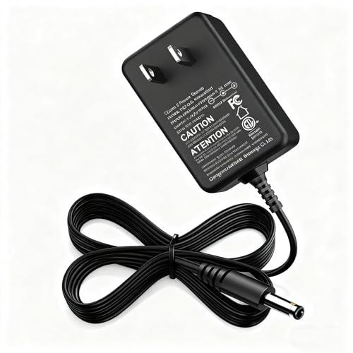 18V 1A AC DC Power Supply Adapter - 18W US Wall Charger with 5.5x2.1mm & 5.5x2.5mm DC Plugs, 6ft Long Cord, Universal Compatibility for 18Volt 0.1A-1A (100mA-1000mA) Devices, Center Positive