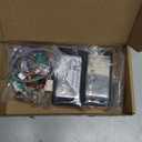 1 Set ProBucker Alnico Bridge&Neck Pickups with Pro Wiring Harness Pots&3 Way Switches Universal for Electric Guitar (Chrome (Black Ring))