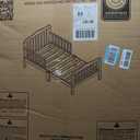 Dream On Me Classic Design Toddler Bed In Black, Greenguard Gold And JPMA Certified, Low To Floor Design, Two Side Safety rails, Non-Toxic Finishes, Wooden Nursery Furniture