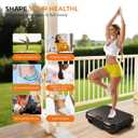 NXSCI Vibration Plate Exercise Machine,Vibrating Platform for Lymphatic Drainage with 250 Speeds,500 lbs Weight Capacity,Vibrated Plates for Weight Loss,Full Body Workout Equipment for Fitness at Home