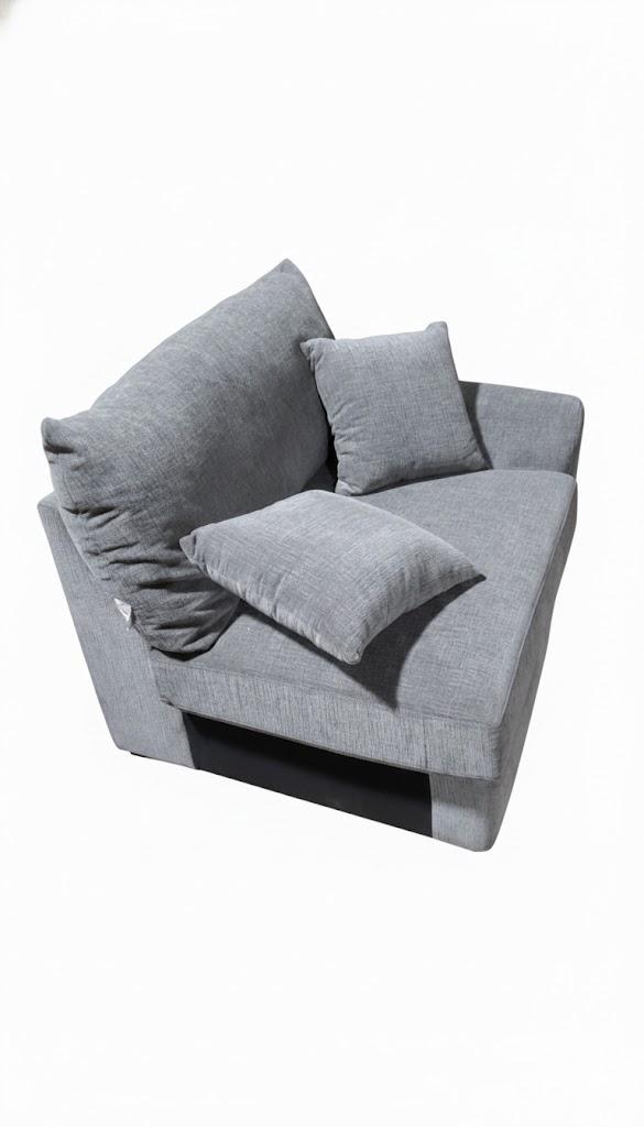 Light Grey Corner Sofa Piece