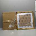 Vintage 18x18 Frame, Antique Gold Photo Frames with Plexiglass Front,Ornate Square 18x18 Picture Frame Display 14x14 with Mat or 18 x 18 Frame Without, Wall Dcor,1 Pack,Gold