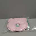 Memory Foam Travel Pillow, Portable Cute Cartoon Bear Soft and Cozy Pillow (Pink)