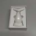 VIMINTO  3-in-1 Face Massager  Facial Massager Tool with Soothing Heat, Vibration, and Smart Touch  Red, Blue & Green Light Modes for Relaxation and Radiance  Compact & Portable - White