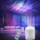 Galaxy Projector Star Projector, Northern Lights Projector with Remote Control, Adjustable Color, Brightness and Movement Speed, Night Light Projector for Adults, Bedroom, Living Room