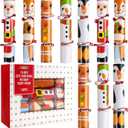 JOYIN 10 Pack Christmas Party Table Favor with Cute Christmas Characters, with Party Hat, Joke & Little Gift Inside, for Xmas Gift, Christmas Seasonal Holiday Dinner Traditions