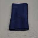 Leetaltree Blue Frame Placemats Set of 6 - Heat Resistant Non-Slip Place mats for Dining Table, Washable Durable PVC Vinyl Woven Table MatsBlue Frame, 6