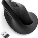 Kensington Pro Fit Ergo Vertical Wireless Mouse- Black (K75501WW), 2.8"x3"x4.4"