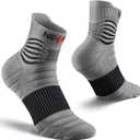 NEENCA Medical Compression Socks for Women & Men Circulation, Ankle Compression Stockings for Pain Relief, Plantar Fasciitis, Swelling, Neuropathy, Runner, Nurses, Travel, Pregnancy, Flying,20-30 mmHg (Small, Gray Black)
