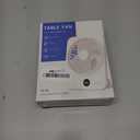 Magnetic Cruise Fan, 6.8" Small Portable Cruise Fan Rechargeable Battery Powered, Magnetically Hangs from Stateroom Ceilings and Walls, 5-Speed Quiet Cooling, Cruise Essentials 2025, White