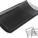 Uniflasy 23.62" to 35.43" Adjustable Ash Pan Replacement for Chargriller 5050 1224 5072 5650 1324 2121 2222 2123 E1224, Fit Oklahoma Joes Charcoal Grills, Royal Gourmet, Charbroil Replacement Part