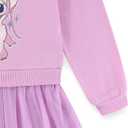 Disney Lilo and Stitch Angel Girls Long Sleeve Tulle Dress for Little Kids to Big Kids, Size 14 (Purple)