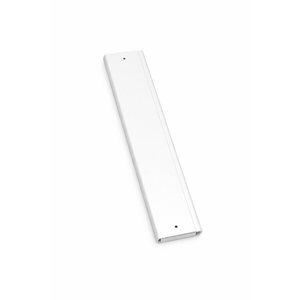 White Plastic Shelf Bracket – Wall Mount Support with Pre-Drilled Holes