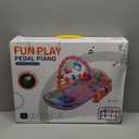 Windidi Baby Gyms Play Mats with Tummy Time Water Mat, Activity Mat Play Piano Gym with 5 Sensory Toys for Babies, Music and Lights Boy & Girl Gifts for Infant Newborn Babies 03 46 69 612 Months