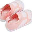BMCiTYBM Toddler Baby Shoes Girl Boy Breathable Mesh Sneakers Non Slip (Pink, S)