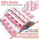 Logic Road Builder Games Toys: STEM Toys for 4 Year Old Kids, Montessori Board Game Brain Teaser Puzzles Preschool Learning Activities Educational Toy for Toddler Ages 3 5 6 7 8-12 Gifts(Pink 32PCS)