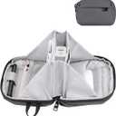 DDgro Small Electronics Organizer Travel Case - Cord, Cable, Charger, Power Bank Organizer & Pouch (Dark Grey-Mini)