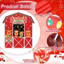 4Pcs Christmas Door Decorations Set Xmas Holiday Elk Door Covers Merry Christmas Deer Porch Banners Cute Reindeer Hanging Banner Backdrop for Winter Home Photography Photo Background Party Decor