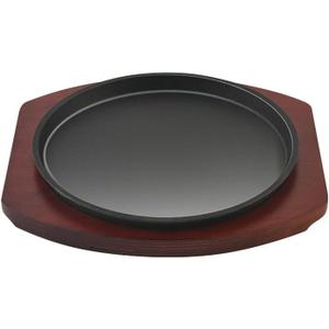 Cast Iron Fajita Plate, Skillet Pan, Steak Platter (11 inch with Base)