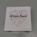 AI LOVE PEACE Microwaveable Ramen Noodle Bowl Cooker 40oz for Ramen, Rice, Pho, Soup, and Pasta, Dishwasher Safe and Portable, Ideal for Home, Office, Dorm, or Gift (Red)