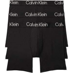 Calvin Klein Men's Ultra Soft Modern Modal Boxer Brief (X-Large, 3 Black)