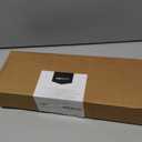 Amazon Basics Contemporary Electronic Keypad, Keyless Entry Door Lock Deadbolt with Handle Set, Key Pad Front Door with Knob, Contemporary Door Locks for Front Door, Door Handle, Matte Black, 1-Pack