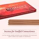 2 x Romance Incense Sticks - Natural Incense for Relaxation, Meditation and Creating a Serene Atmosphere(100 Sticks & 1 Burner Holder)