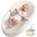 YENING Wipeable Changing Pad for Dresser Waterproof Leather Baby Diaper Changing Pads Washable Nursery Change Mat Beige