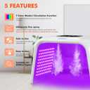 Holsn LED Light Therapy for Face Body with Spray LED Face Mask Light Therapy,Cycle Therapy Light & Time Preset & Adjustable LED Brightness Red Light Therapy Face Mask Beauty Salon Home SPA