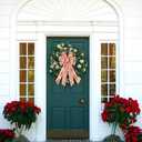 3 x Hying Large Valentines Bows for Wreath, Natural Burlap Bows Valentines Wreath Bow Glitter Red Heart Truck Tree Topper Bows for Front Door Wall Party Valentines Decorations (Style 3: Love Truck)