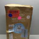 Graco Slim Spaces Compact Baby Swing, Space Saving Portable Bay Swing with Height Adjustable Legs & Soft Toys, Reign