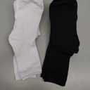 Duufin 12 Pairs Men's Crew Socks Mid Calf Casual Workout Gym Socks Plain Crew Athletic Sock for Men
