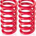 3" Heavy Duty Front Lowering Coil Springs Kit for 1963-1987 Chevy C10 / GMC C15 2WD (Red)